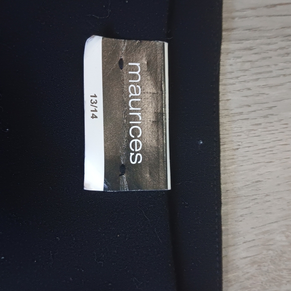 Maurices Black Pencil Skirt Knee-Length Work - Picture 5 of 5